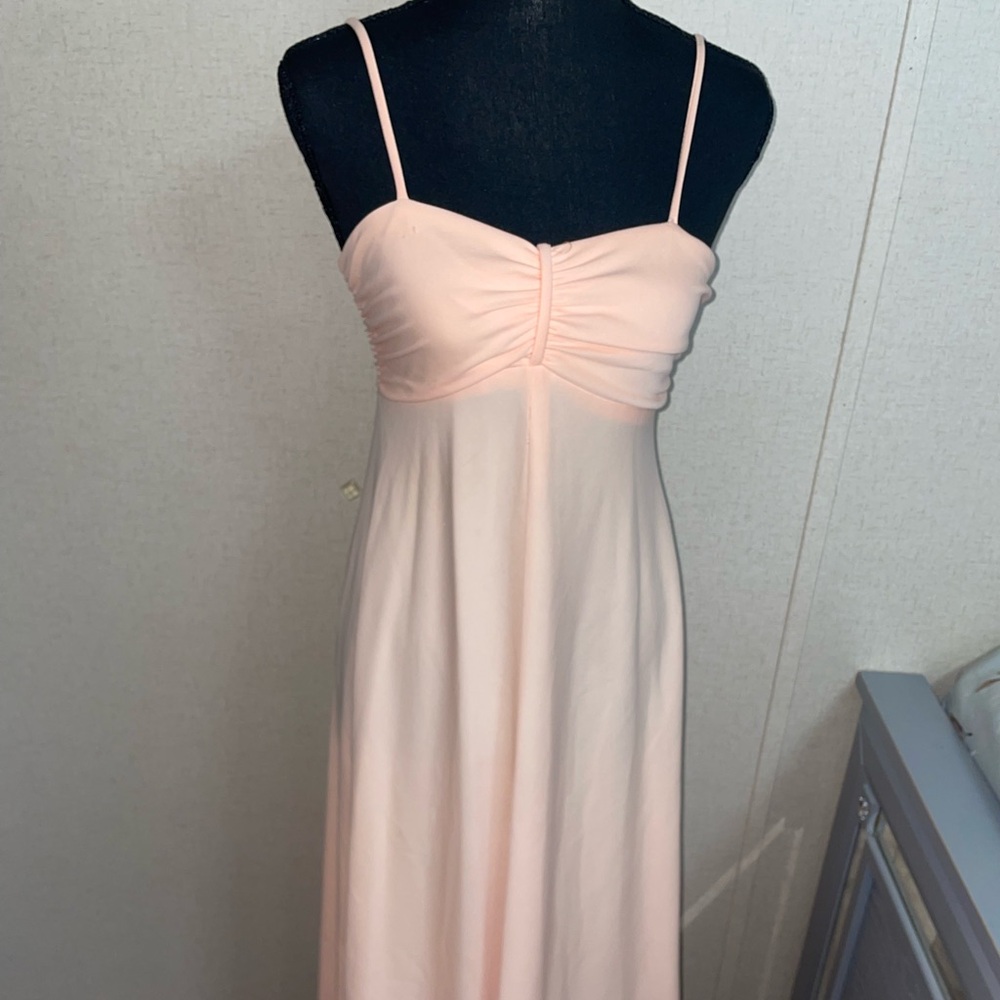 Elegant Pink Maxi Dress